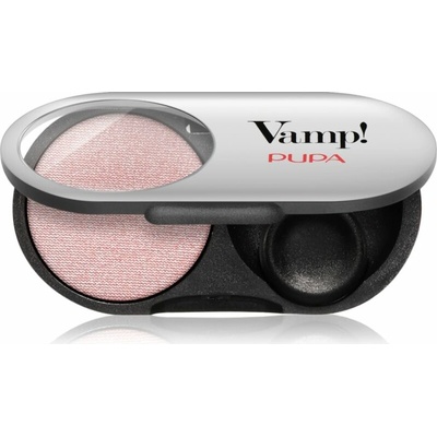 Pupa Milano Vamp! Radiant Baked Eyeshadow dlouhotrvající zářivé oční stíny 108 Frost Rose metallic 1 g