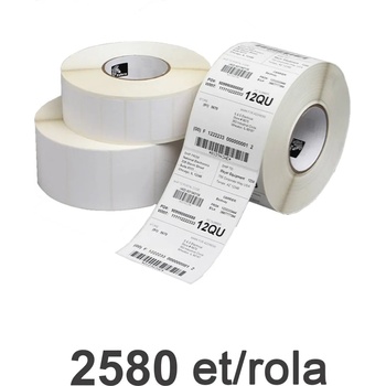 Zebra Самозалепващи SGP етикети Zebra Z-Select 2000T 51x25mm, 2580 ет. /ролка (3007201-T)