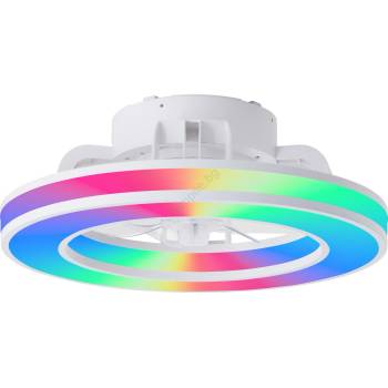 Brilliant - LED RGBW Димируем вентилатор за таван MONDELLO LED/26W/230V + д. у (BI0224)