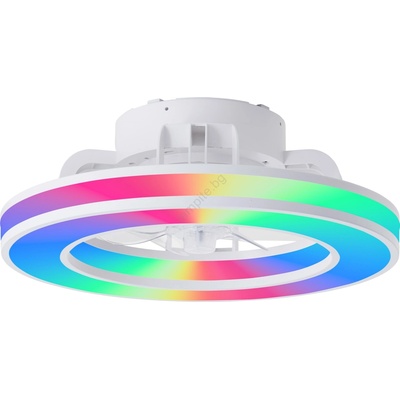 Brilliant - LED RGBW Димируем вентилатор за таван MONDELLO LED/26W/230V + д. у (BI0224)