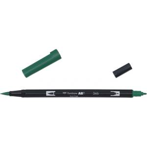 Tombow Маркер Tombow ABT Dual Brush 346 морско зелено (ABT-346)