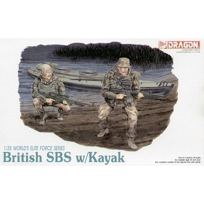 Dragon models British SBS w/Kayak 1:35