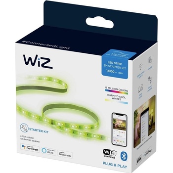 WiZ Colors LED Pásek Starter Kit 2m 8718699788162 20W 1600lm 2700-6500K, IP20, RGB 16 mil. barev, stmívatelný
