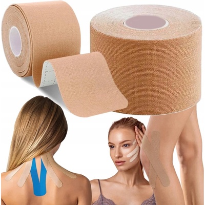 Kineziologická páska elastická béžová 5 m 5 cm
