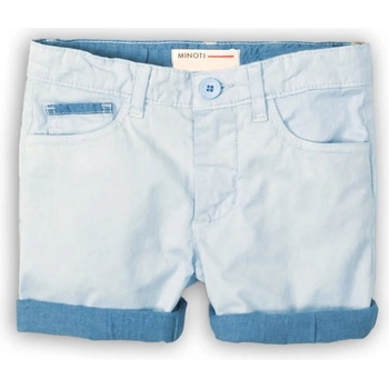 Minoti kraťasy chlapecké bavlněné Salt 6 světle modrá