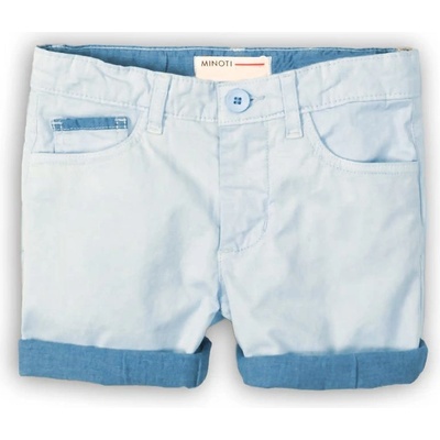 Minoti kraťasy chlapecké bavlněné Salt 6 světle modrá