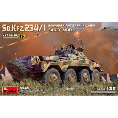 Miniart Sd.Kfz.234/1 Schwerer Panzerspähwagen. EARLY MOD. INTERIOR KIT 1:35