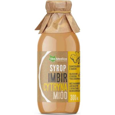 EkaMedica Сироп от джинджифил, лимон и пчелен мед, 300 ml, EkaMedica (520733 EK)