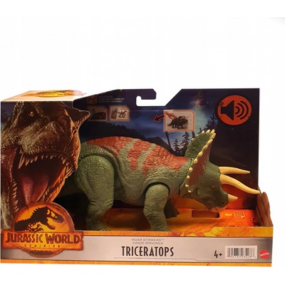 Mattel zvířete Triceratops vícebarevná plastová měřítko 3+ 1:12