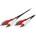 LogiLink Аудиокабел, 2x RCA/M 2x RCA/M, черен, 2, 5 м