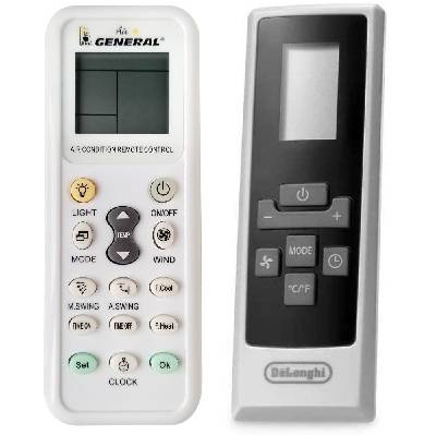 GENERAL DELONGHI PAC N90 Eco, PAC CN93 ECO,PAC AN98ECO, PACN270GN Pinguino - kompatibilní značkový dálkový ovladač General pro klima