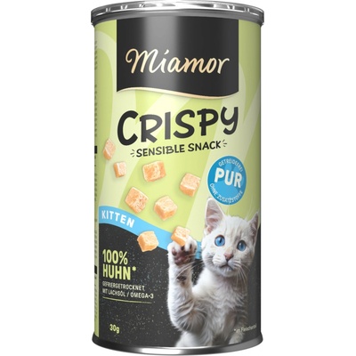 Miamor Crispy Sensible Kitten Snack kuracie 6 x 30 g