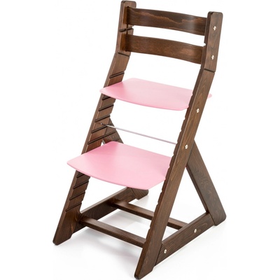Hajdalánek Rostoucí židle Alma standard ořech / růžová