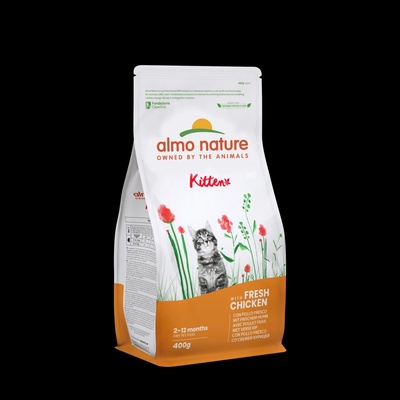 Almo nature HOLISTIC cats kitten čerstvé kuracie mäso 0,4 kg