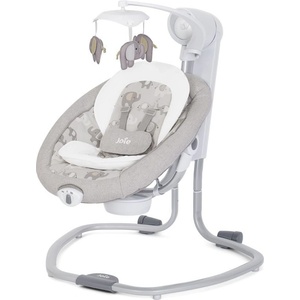 Joie Бебешка люлка 2 в 1 Joie Serina - Swivel, Elephant Duo (W1306DAELD000) - baby