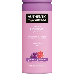 Authentic Toya Aroma Автентичен душ гел Toya Aroma с грозде и грейпфрут, 400 мл