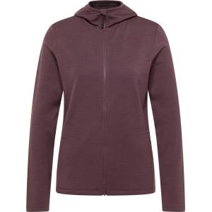Heber Peak Дамско вълнено яке Heber Peak Women's Merino210 EvergreenHe. Zip Hoody Zip-up hoodie - Dark Berry (105-6904-0714)