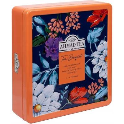 Ahmad Tea Tea Bouquet Sada černých zelených a aromatizovaných čajů 32 x 2 g