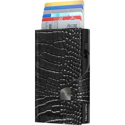 Tru Virtu Click & Slide Twin kožená Croco Black 4260050240733
