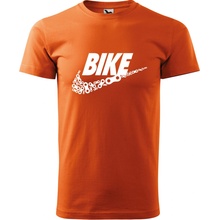 Sablio Tričko s potiskem BIKE oranžové