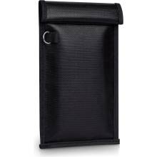 Hurtel ohnivzdorné pouzdro RFID na telefon s blokováním signálu, rozměry 27 × 12,3 cm černé OTN-27