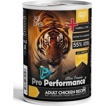 Pro Performance Adult Chicken can - консерва за пораснали котки с пилешко, 400 гр, Турция - 125054