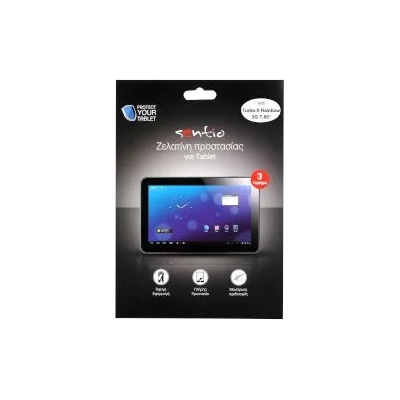 Sentio Screen Protector for Τurbo-X Rainbow 3G 7, 85'' 3in1