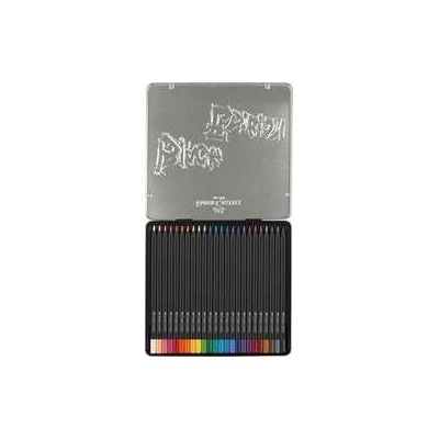 Faber Castell 116425 Black Edition pastelka plechová krabička 24 ks