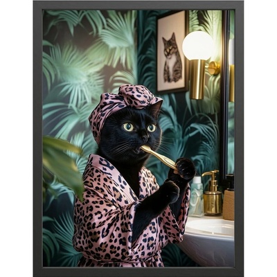 Obraz v rámu Tooth Purr, 40 × 30 cm OB-22792