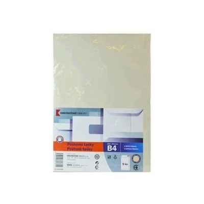Obálka B4 bílá samolepící (A4) 5ks 250x353mm
