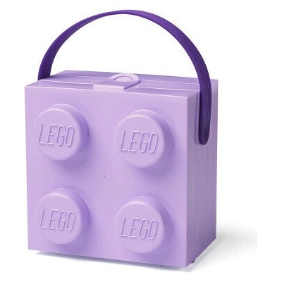 LEGO® box s rukoväťou fialová