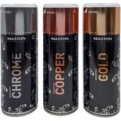 MASTON GOLD Dekoratívny lak v spreji 400ml