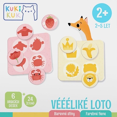 Efko KukiKuk Véééliké Loto: Barevné stíny