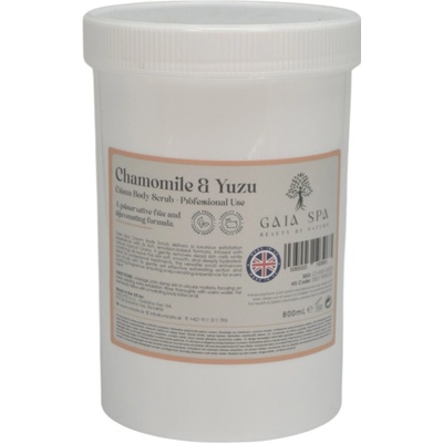 Gaia Spa telový peeling kamilka a yuzu 800 ml