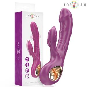  Мултифункционален вибратор с тласъци и пулсации, 27см. - Intense Halle (D-244480)