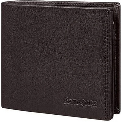 Samsonite Attack 2 Pánska kožená peňaženka SLG 049 B S 9Cc + VFL + 2C + W 144453 1041 43 Ebony Brown SA