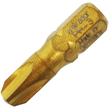 ASW Накрайник бит PH Philips кръстат с покритие, торсионен Wekador - PH 3, 25 mm, 1/4 inch - 031592 (1000031592)
