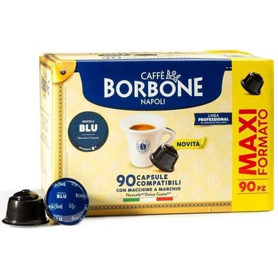 90 бр. капсули Borbone Blu съвместими с Dolce Gusto