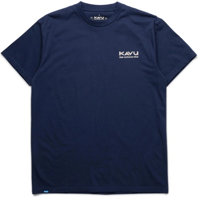 KAVU Мъжка тениска KAVU Let It Rip T-shirt - Nautical Navy - размер M (216-8136-0212)
