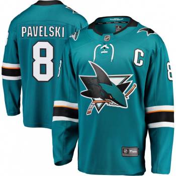 Fanatics Dres San Jose Sharks #8 Joe Pavelski Breakaway Alternate Jersey
