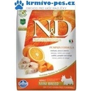 Granule pro psy N&D Pumpkin Dog Adult Mini Grain Free Codfish & Orange 7 kg