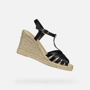 Geox Черни дамски сандали Geox Gelsa Geox | Cheren | ЖЕНИ | 40