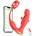 SuperLove Flapping & Vibrating Prostate Massager Anal Lock with Remote & App Red