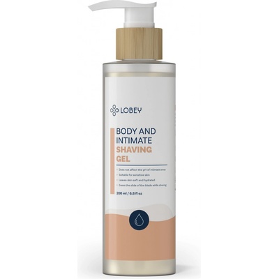 LOBEY® Classic Gel na holení pro tělo a intimní partie 200 ml – Zboží Dáma