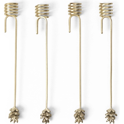 ferm LIVING Висулки декорация за Коледна елха Forest месинг 4 бр (1104267403)