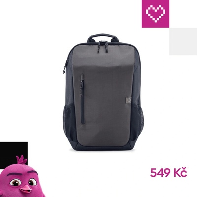 HP Travel 18L 15.6 Iron Grey Laptop Backpack 6B8U6AA – Zboží Živě
