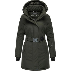 Navahoo Дамско зимно парка FROSTKUSS 14 с подвижен качулка и колан, dark olive (N-108-843.FROSTKUSS14.418_dark_olive)