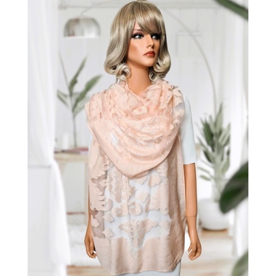 Classic Scarf dámská světle růžová