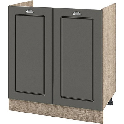 ИРИМ Долен кухненски шкаф за бордова мивка Сити МФ-Цимент мат-06-30 80 см