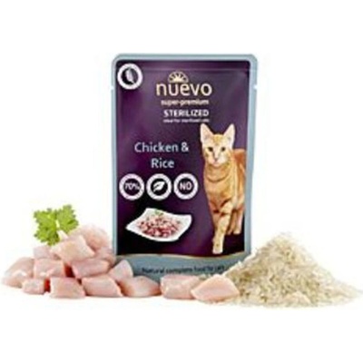 Nuevo sterilized drůbeží s rýží 85 g